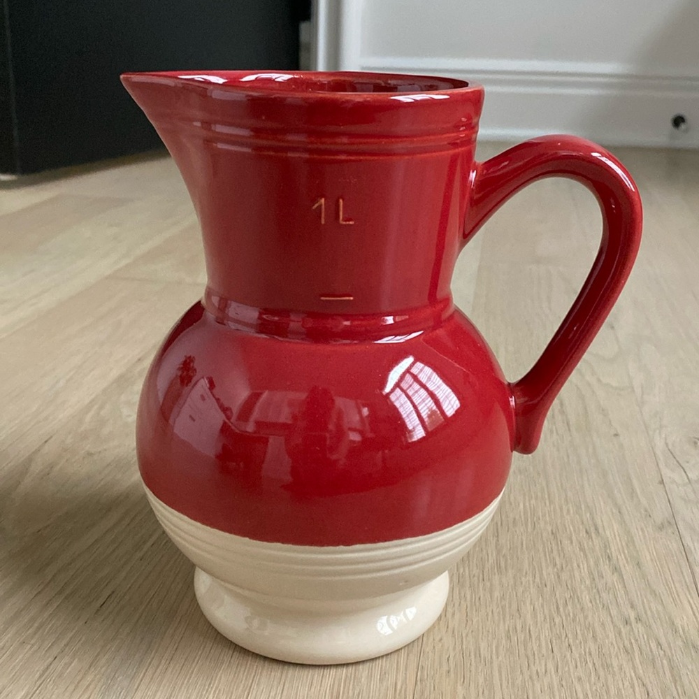 Emile Henry 1L Pitcher - Red